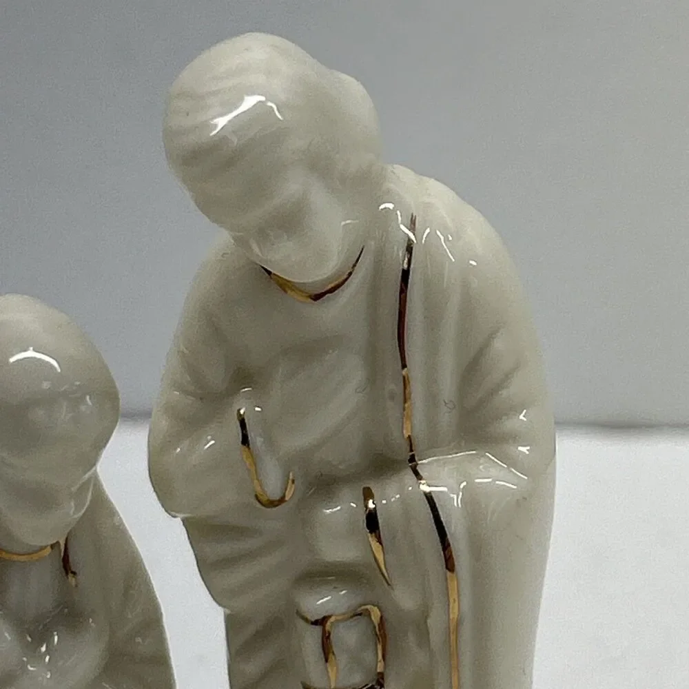 VTG Holy Family‎ Giftco Porcelain 3.5” Figurine Nativity